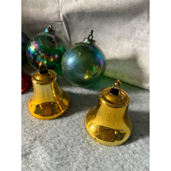 Bradford Vintage Unbreakable Christmas Ornaments Balls and Bells Set - Picture 4 of 10